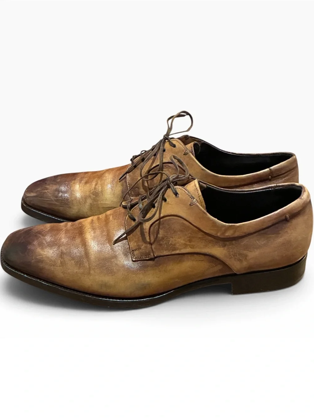 Ermenegildo Zegna XXX Couture Antique Leather Derby
